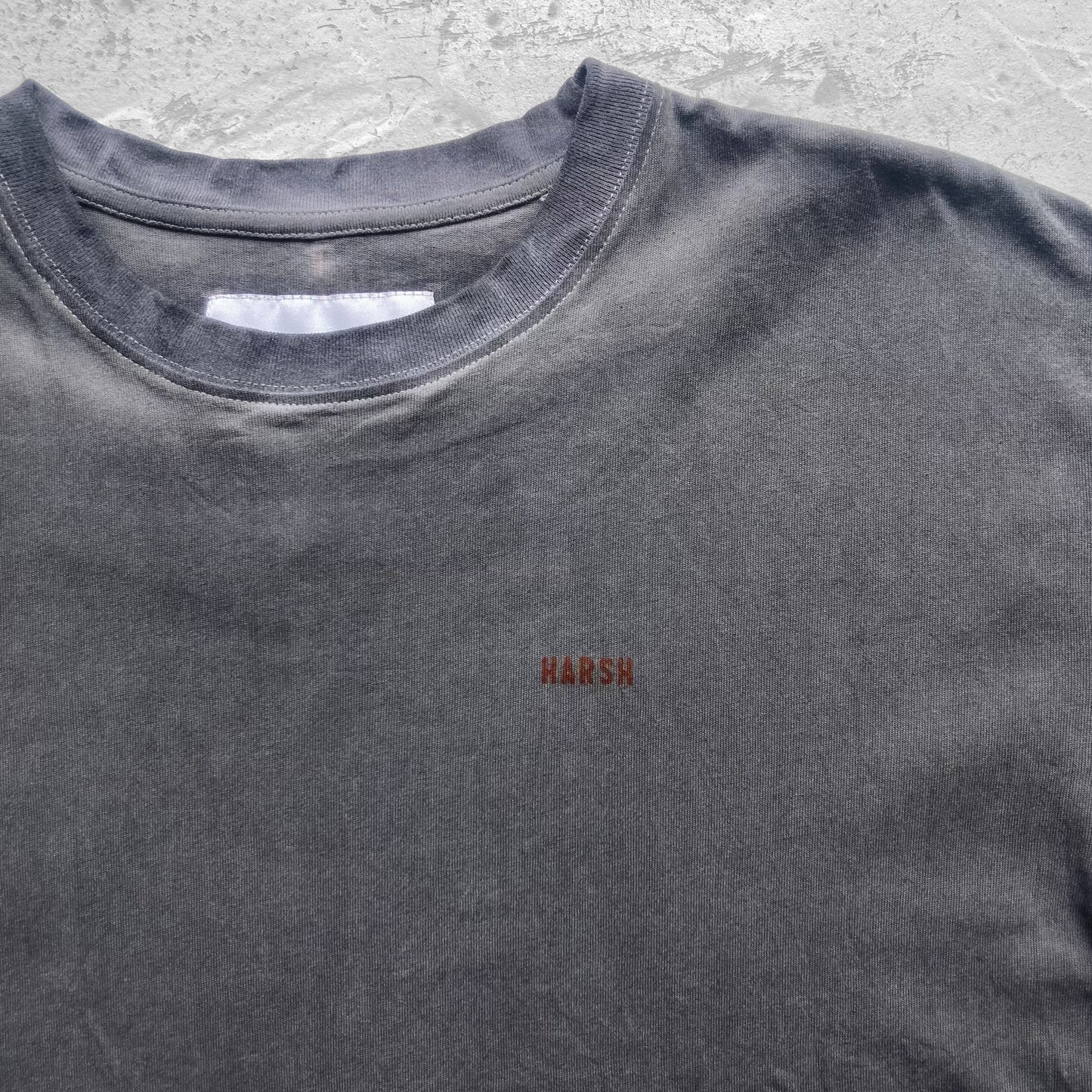 GD (Garment Dye) Dark gray / Red