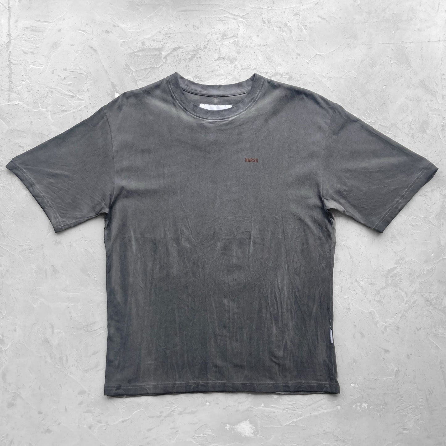 GD (Garment Dye) Dark gray / Red