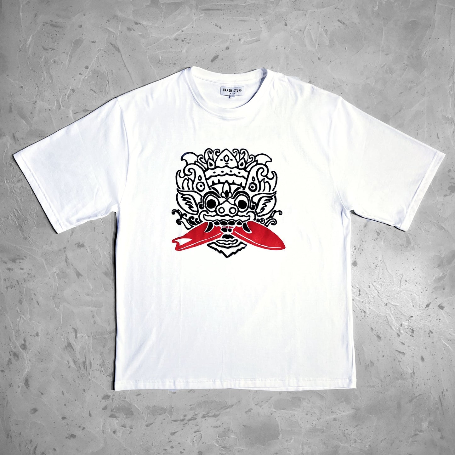 Barong beats surfboard