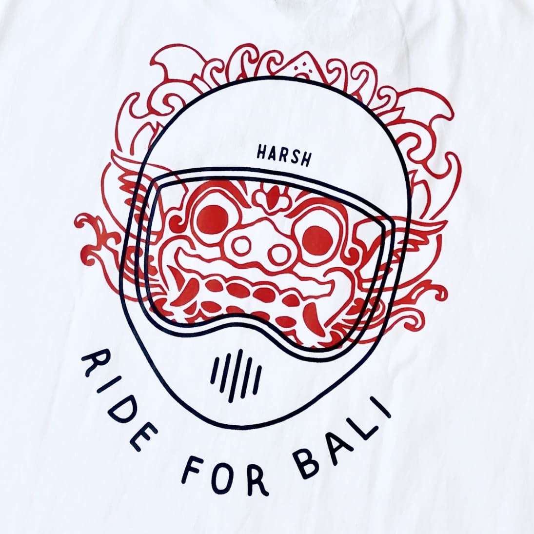 Ride for Bali | White
